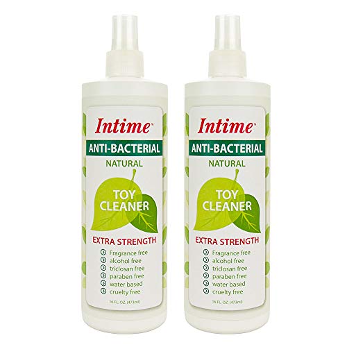 Anti-Bacterial All Purpose Toy Cleaner 16oz 2PK | INTME | Fragrance Free | Alcohol Free | Paraben Free | Water Based (16oz Pack of 2)
