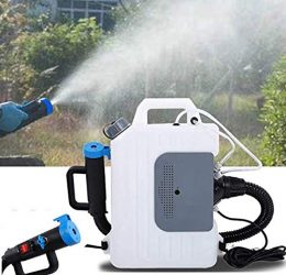 Dermal-Tech Fogger Machine Portable Electric Backpack Mister Sprayer Disinfecting máquina de desinfección portátil Suitable for Hospitals, Homes, Schools, Cars, Public Places (2.64 Gallon 10L)