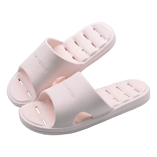MCZTO Slippers for Women, Women Shower shoes, Quick Drying Non-Slip Slippers for Men, Bathroom House and Pool Sandals