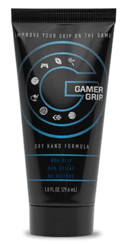 Gamer Grip Instant Dry-Touch Gel – 1 Ounce Bottle, Anti-Slip Gripping Aid for Professional Gamers and Athletes (Xbox Series X/PS4/PS5/Nintendo Switch)