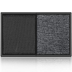 LOSTRONAUT 2 in 1 Wet Dry Shoe Cleaning Floor Mat – 25’’ x 16’’ Non Slip Machine Washable – Boot Tray Perfect to Remove Mud Dirt and Yuck from Footwear – Indoor Outdoor Rug