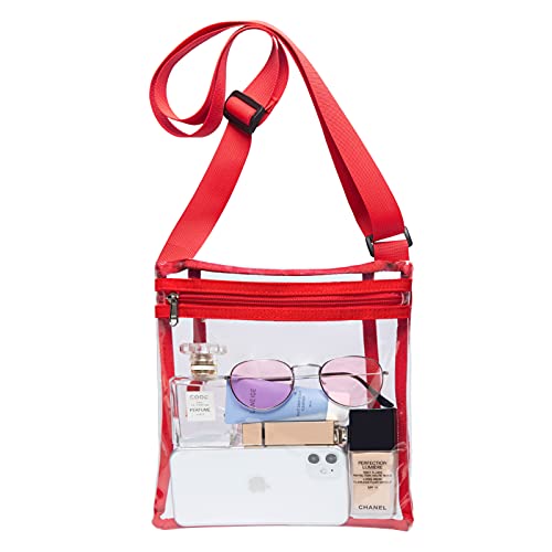 Vorspack Clear Bag Stadium Approved – TPU Clear Purse Clear Crossbody Bag for Women Clear Bags for Concert