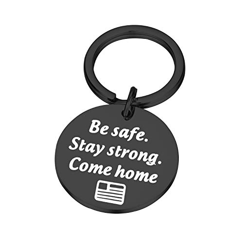 Lywjyb Birdgot Deployment Gift Military Gift Air Force Gift Be Safe Stay Strong Come Home Keychain