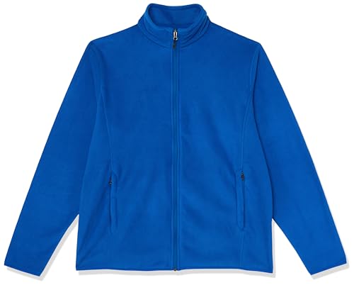 Amazon Essentials Men’s Full-Zip Fleece Jacket-Discontinued Colors, Cobalt Blue, Medium