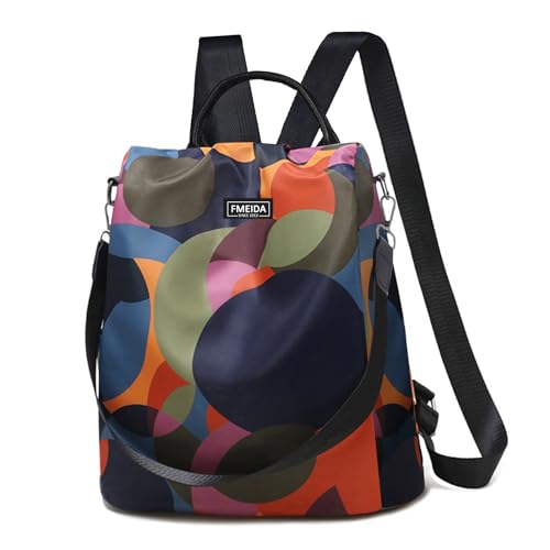 Waterproof Fashion Backpack Purse for Women Anti Theft Womens Classical Daypack Travel Nylon Oxford Shoulder Bag
