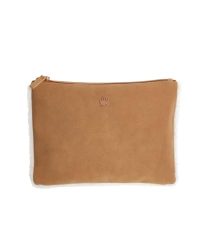 Touchland Limited Edition Vegan Shearling Travel Pouch, Fashion Accessory Mists & Beauty Essential Toiletries
