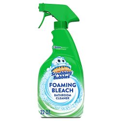 Scrubbing Bubbles Foaming Bleach Bathroom and Shower Cleaner Disinfectant Spray, Helps Erase Mold & Mildew, 32oz