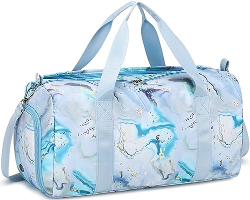 Sport Gym Duffle Travel Bag for Men Women Duffel with Shoe Compartment, Wet Pocket