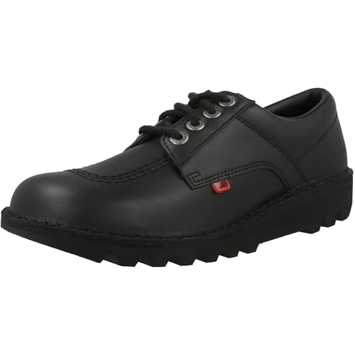 Kickers Men’s Kick Lo Core Black Lace-up Shoes, 11.5