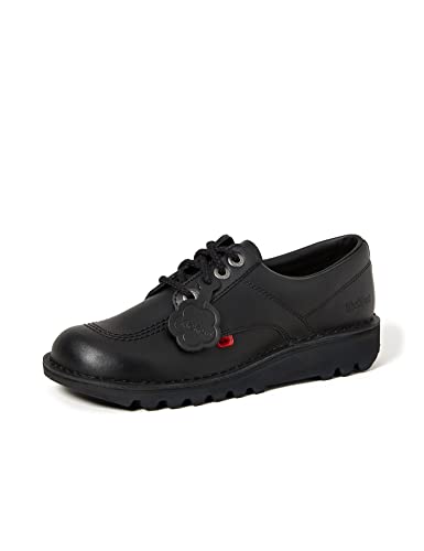 Kickers Men’s Kick Lo Core Black Lace-up Shoes, 12