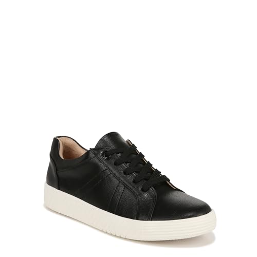 Naturalizer Soul Womens Neela Comfortable Fashion Casual Lace Up Sneakers Black 7 M
