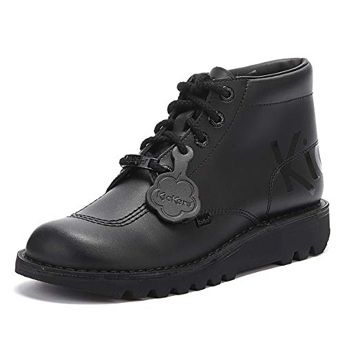 Kickers Men’s Kick Hi Classic Ankle Boots | Extra Comfortable | Added Durability | Premium Quality, Black, 47
