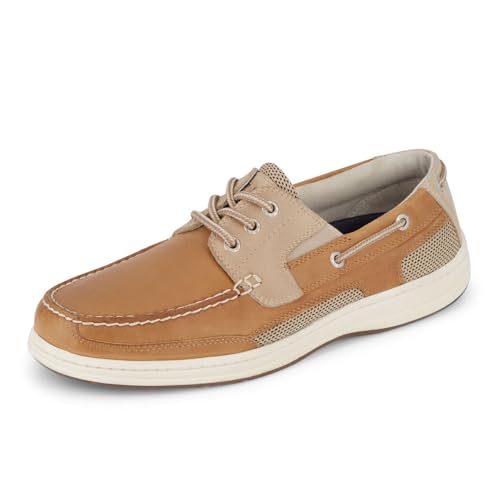Dockers Men’s Beacon Boat Shoe, Tan/Taupe, 13 Wide
