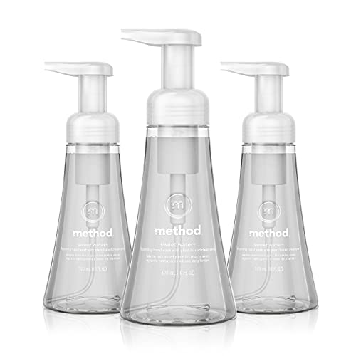 Method Foaming Hand Soap, Sweet Water, Paraben and Phthalate Free, 10 fl oz (Pack of 3)