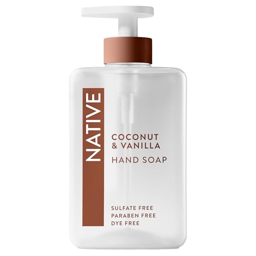 Native Liquid Hand Soap, Coconut & Vanilla, Sulfate & Paraben Free, Naturally Derived Ingredients, 13 oz