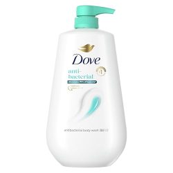 Dove Body Wash with Pump Antibacterial For All Skin Types Protects from Dryness 30.6 oz