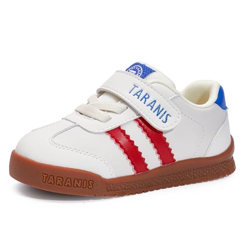 TARANIS Baby Shoes Toddler Sneakers – Wide Toe Box First Walker Shoes for Boys Girls, Easy Hook and Loop